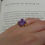 Thumbnail: Amethyst Open-Banded Ring