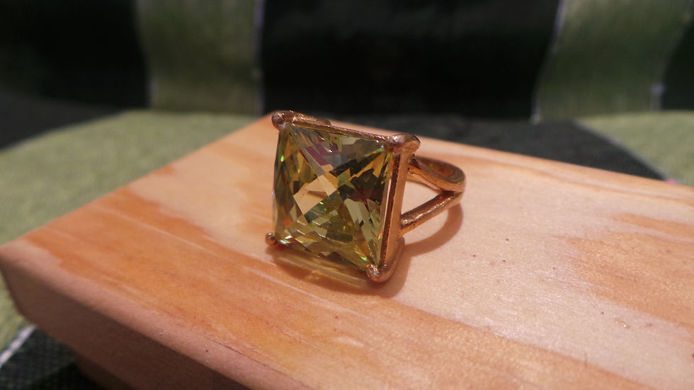 Thumbnail: Peridot Solitaire Ring