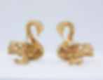 Thumbnail: Moonlit Swan 14K Earrings