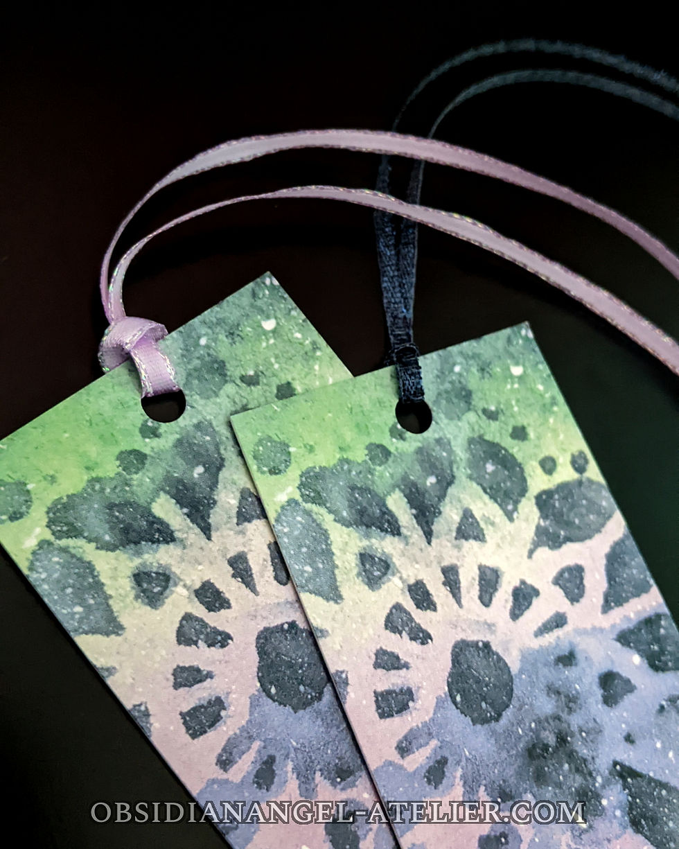 Thumbnail: Batik Bloom Bookmark and Magnet Set