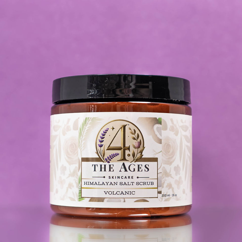 Himalayan Salt Volcanic Scrub Front View