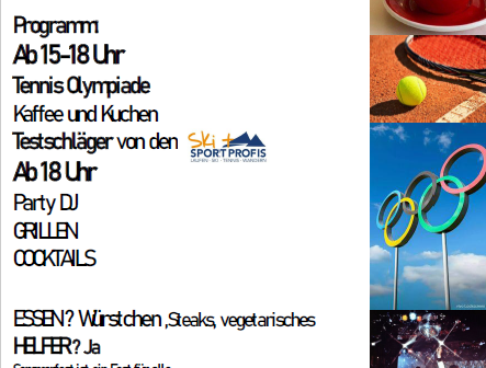 Einladung zum Sommerfest