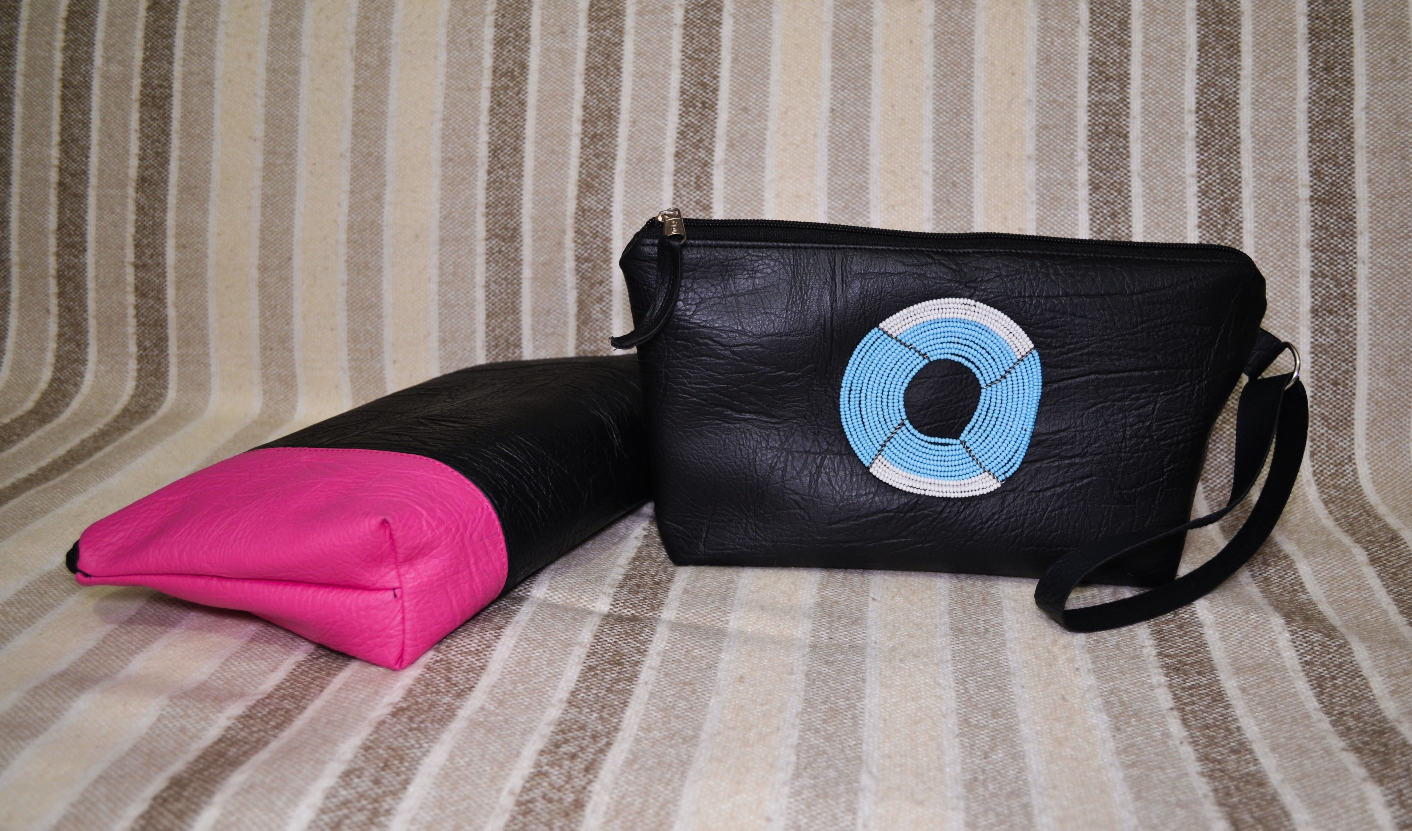 Faux Leather Pouches