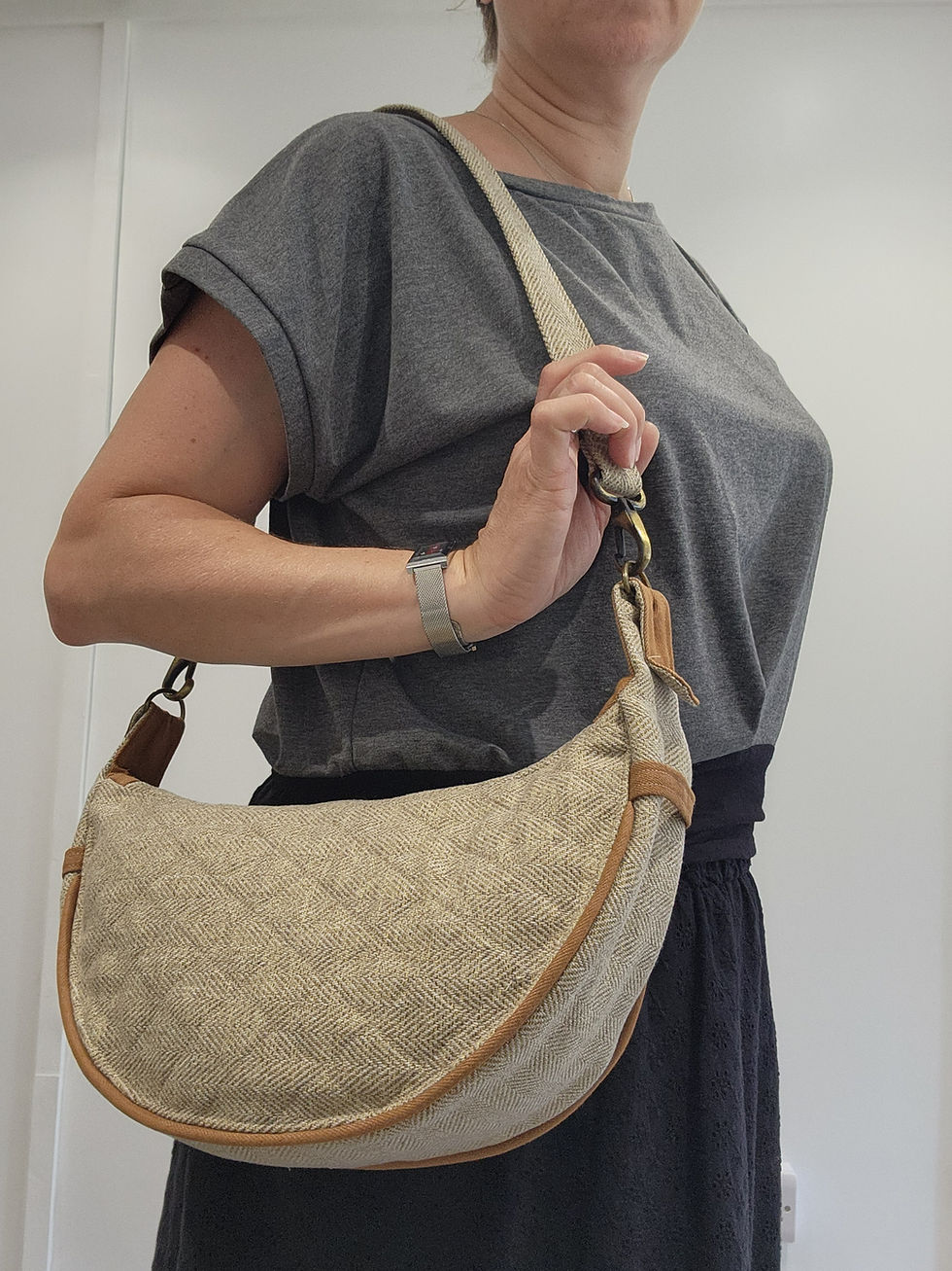 Thumbnail: Eva Bag - Full Printable Handbag Pattern, Construction Notes & Video Tutorial