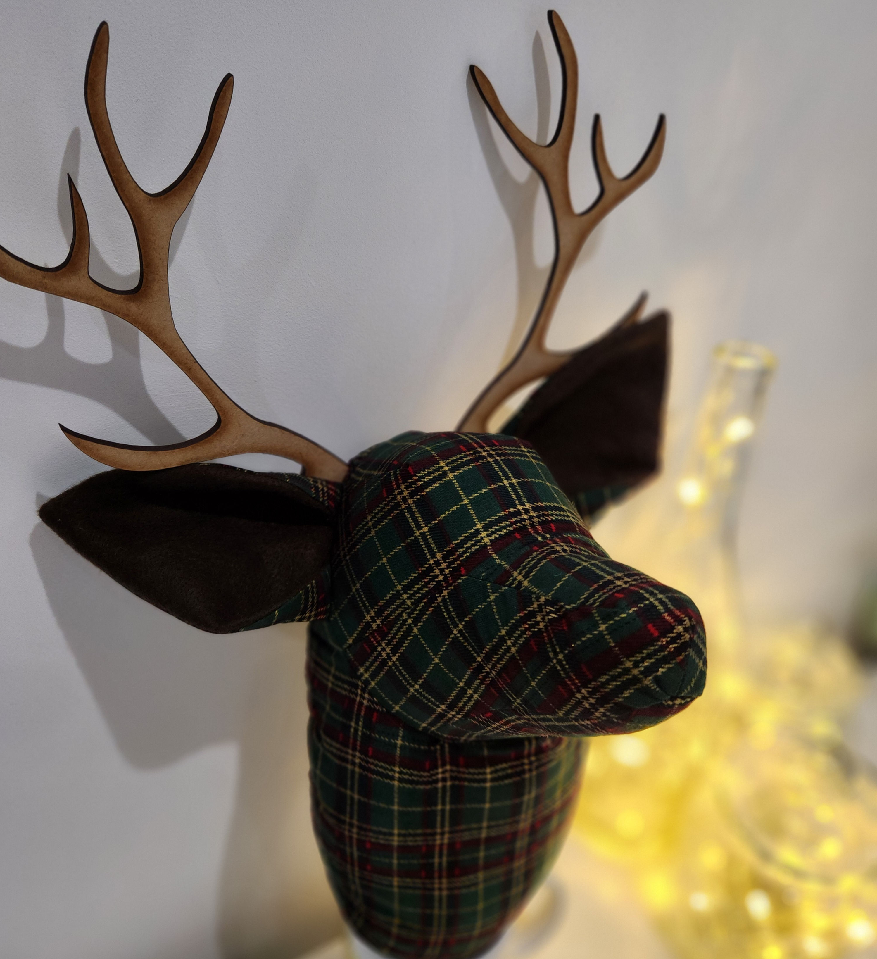 Stag Head - Full Printable Pattern & Construction Notes