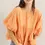 Thumbnail: SHORT SLEEVE BABYDOLL BLOUSE BLK/CREM/APRCT