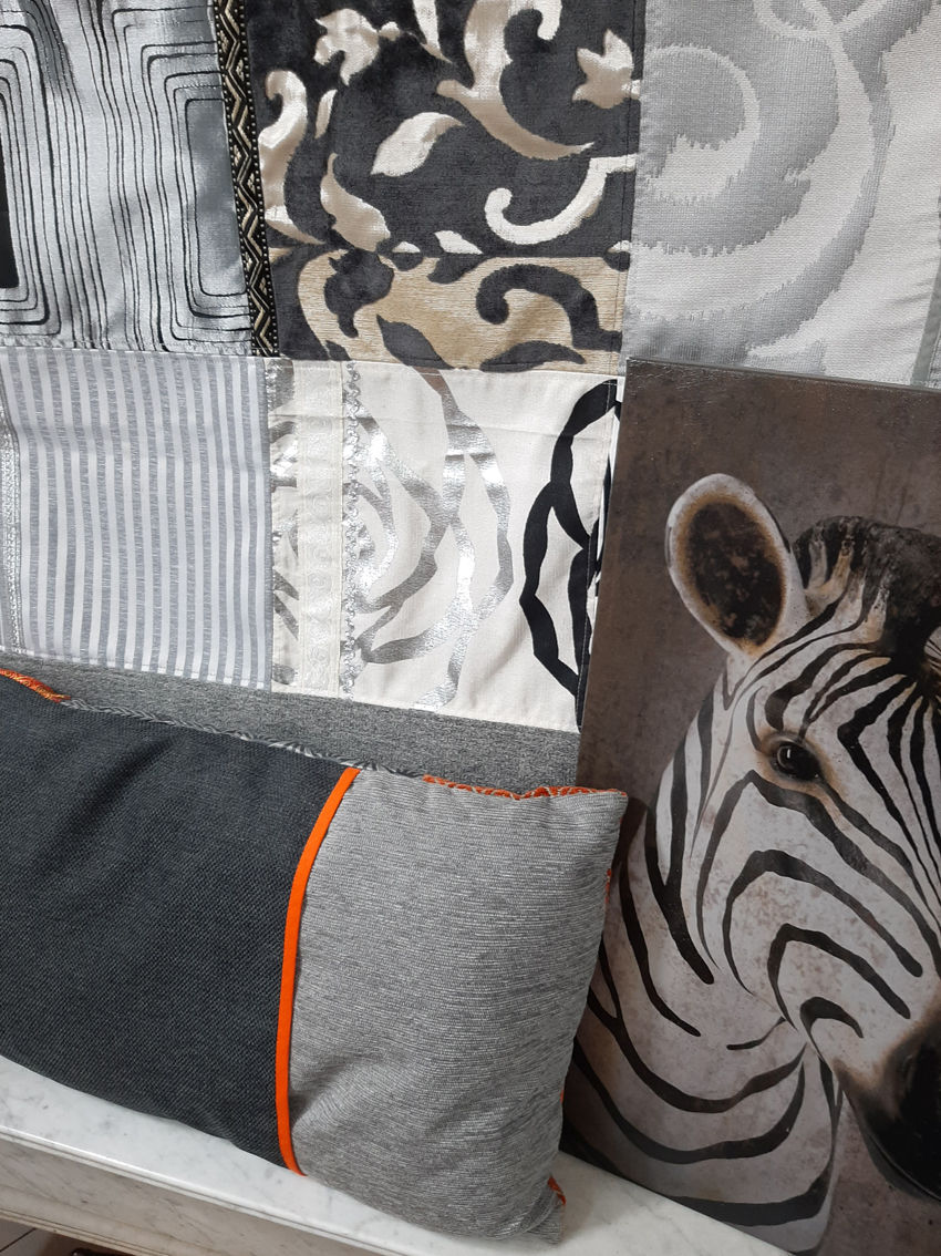 Miniature : Le Coussin ORANGE SAVANE  45x65 cm