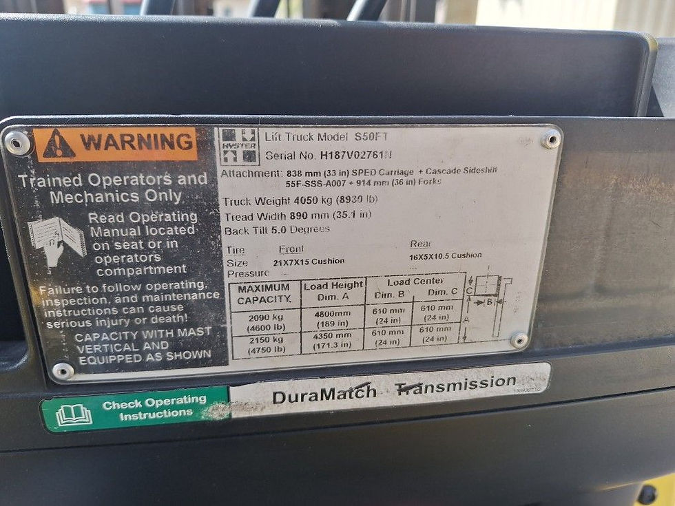 Thumbnail: 2015 Hyster S50FT