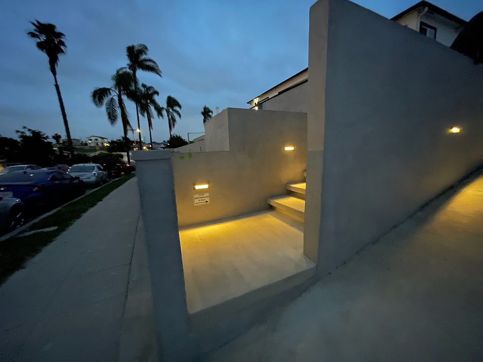 Modern Minimalism in Motion – Retaining Wall & Stair Project