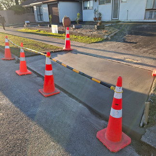 Vehicle access completed.  Call Everyday Contractors for your concrete laying needs.