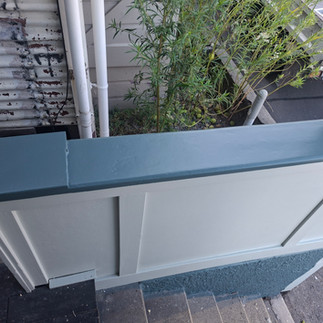 Finished painting the hand rail