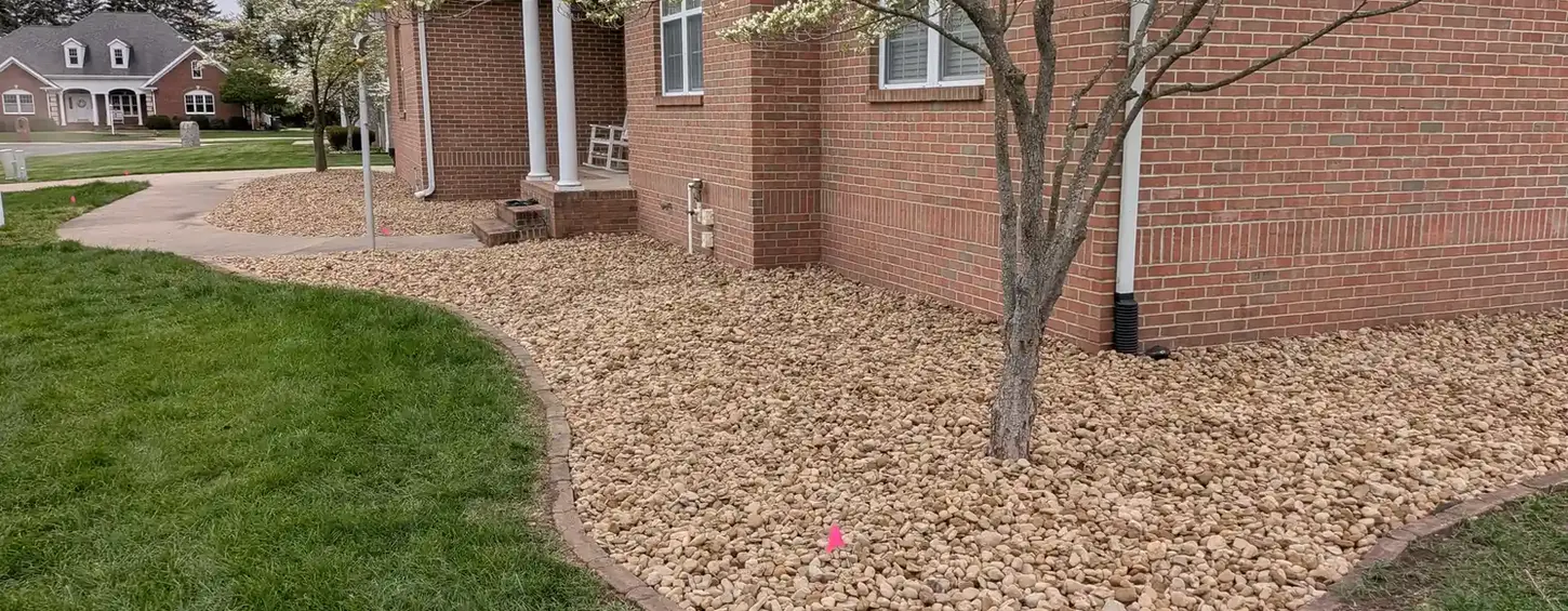 River Rock Installed in Berrien County