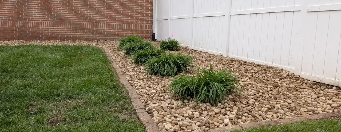 Local River Rock Installed in Buchanan MI