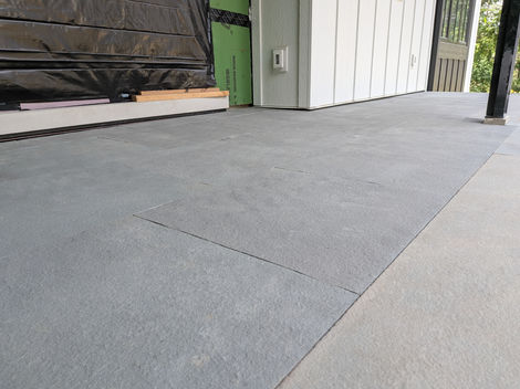 Stone overlay project installed by Salzman Services in New Buffalo Michigan