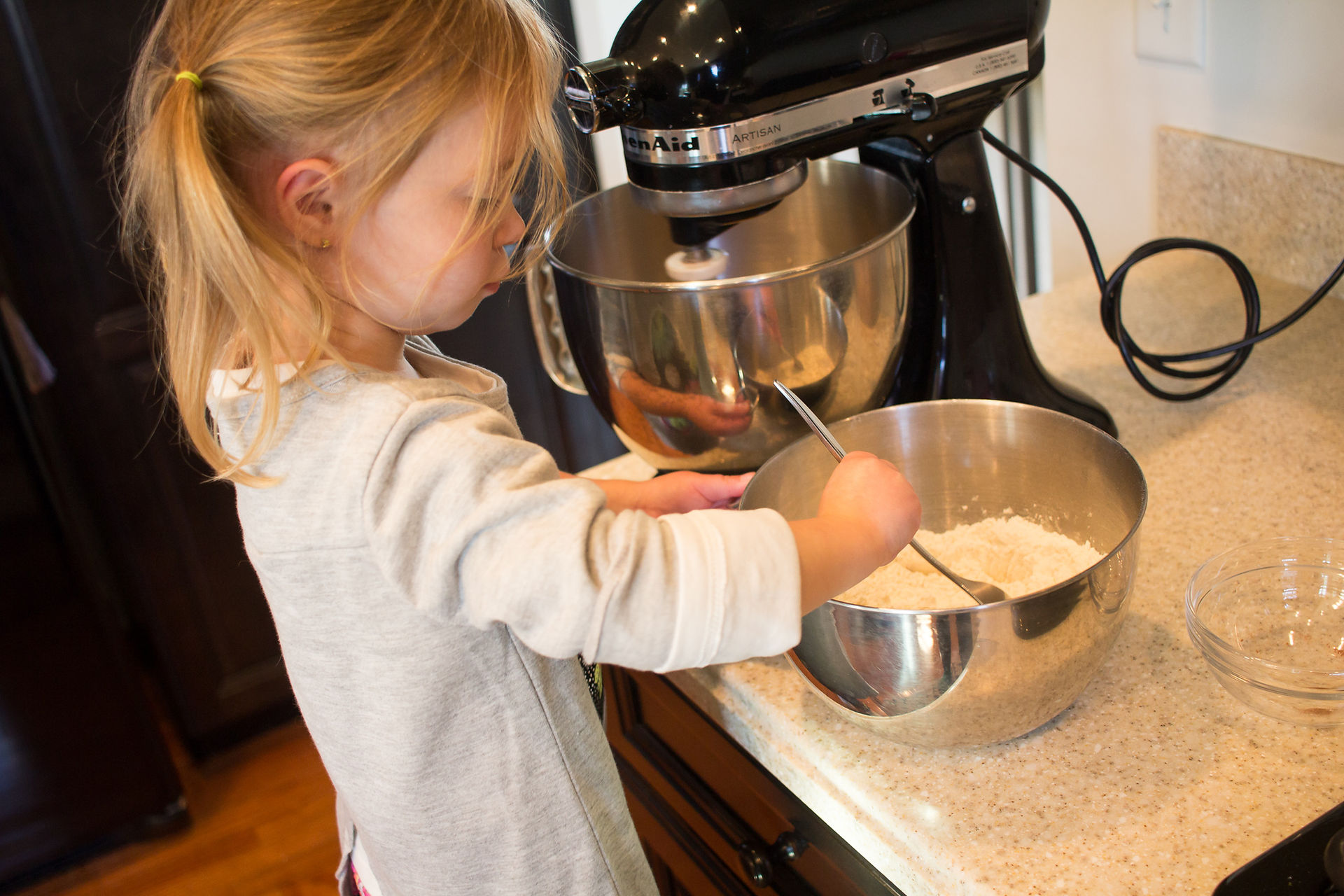 Making cupcakes for a Blue Sky Dayca