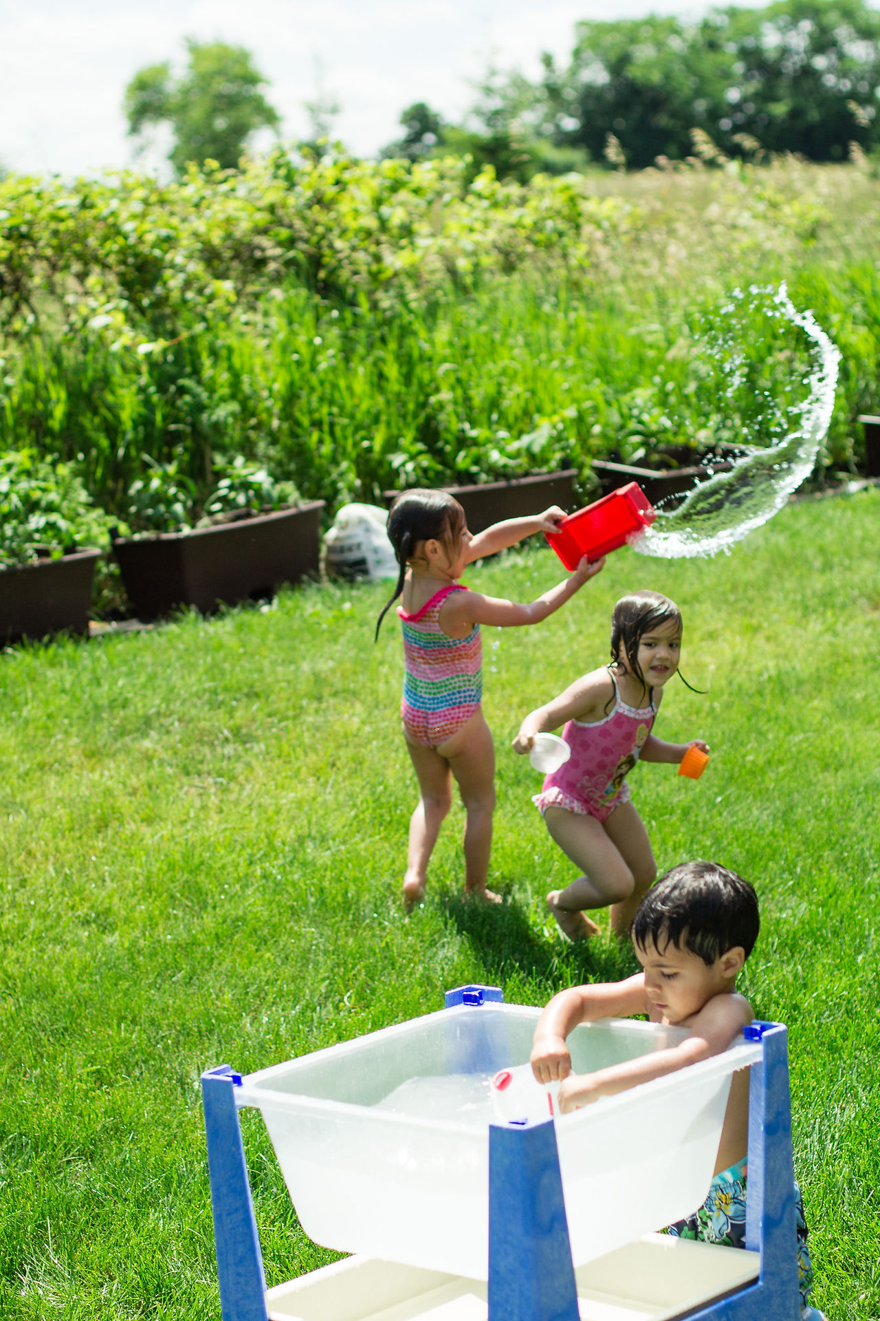 Making a splash...