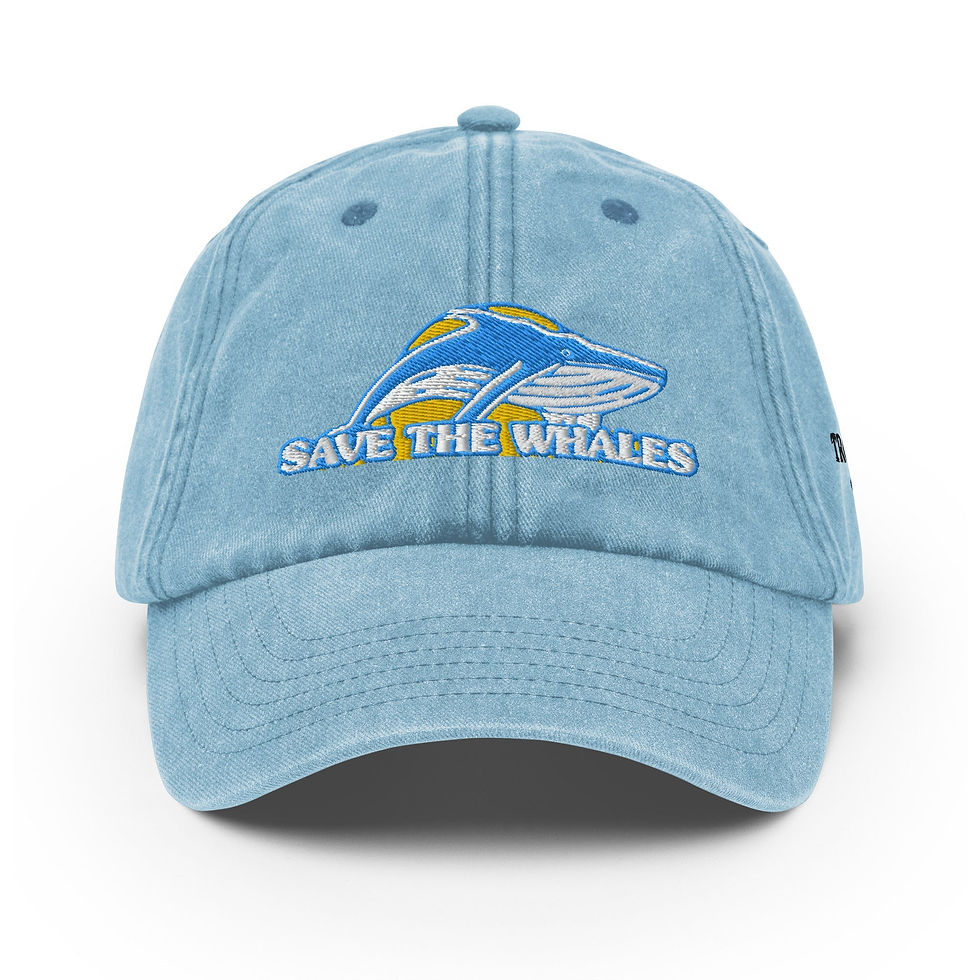 Miniatura: Vintage Save the Whales Hat