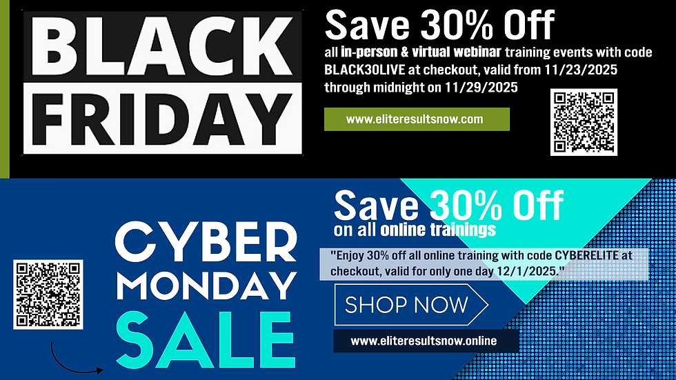 Black Friday and Cyber Monday