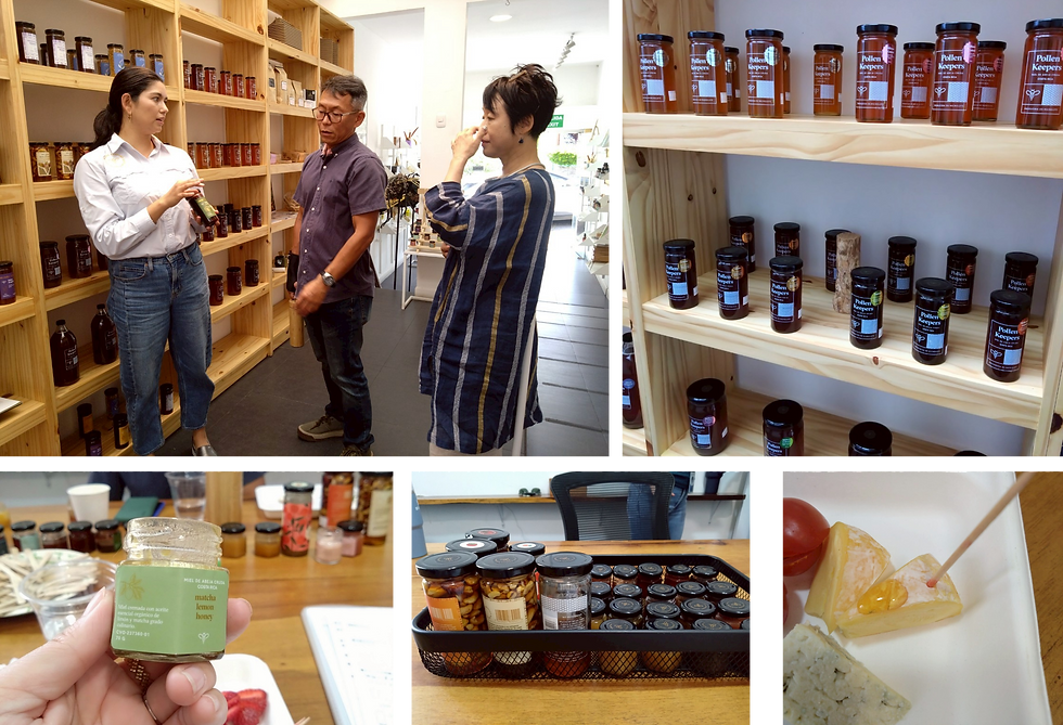 ハチミツ３７種すべて試食させていただきました！