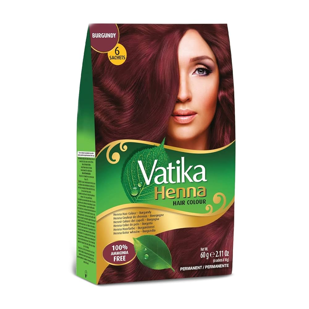 Vatika Burgundy Henna Color