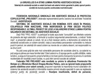S-a stins lumina pentru asistența socială