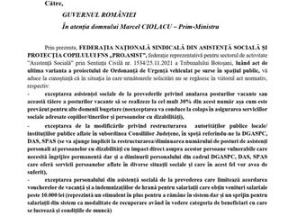 FNS PRO.ASIST declanșează proteste impotriva OUG austeritate