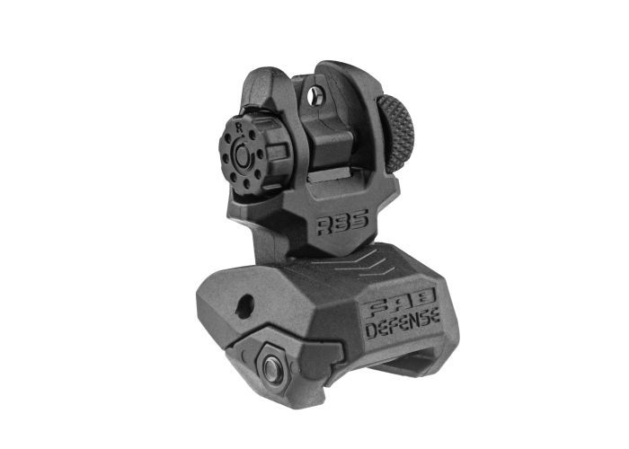 Organe de visée de secours arrière rabattable Fab Defense RBS