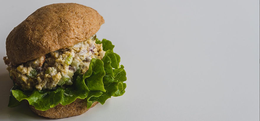 plant chicken sandwhich at Wholesome Bites Ready to eat