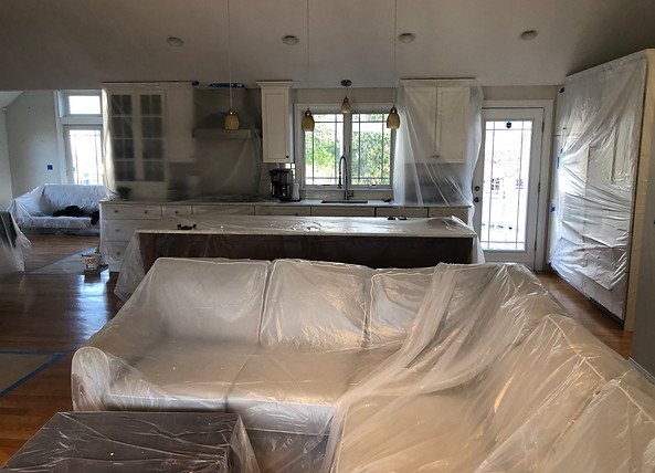 living room to be painted D.A.M Constructions LLC