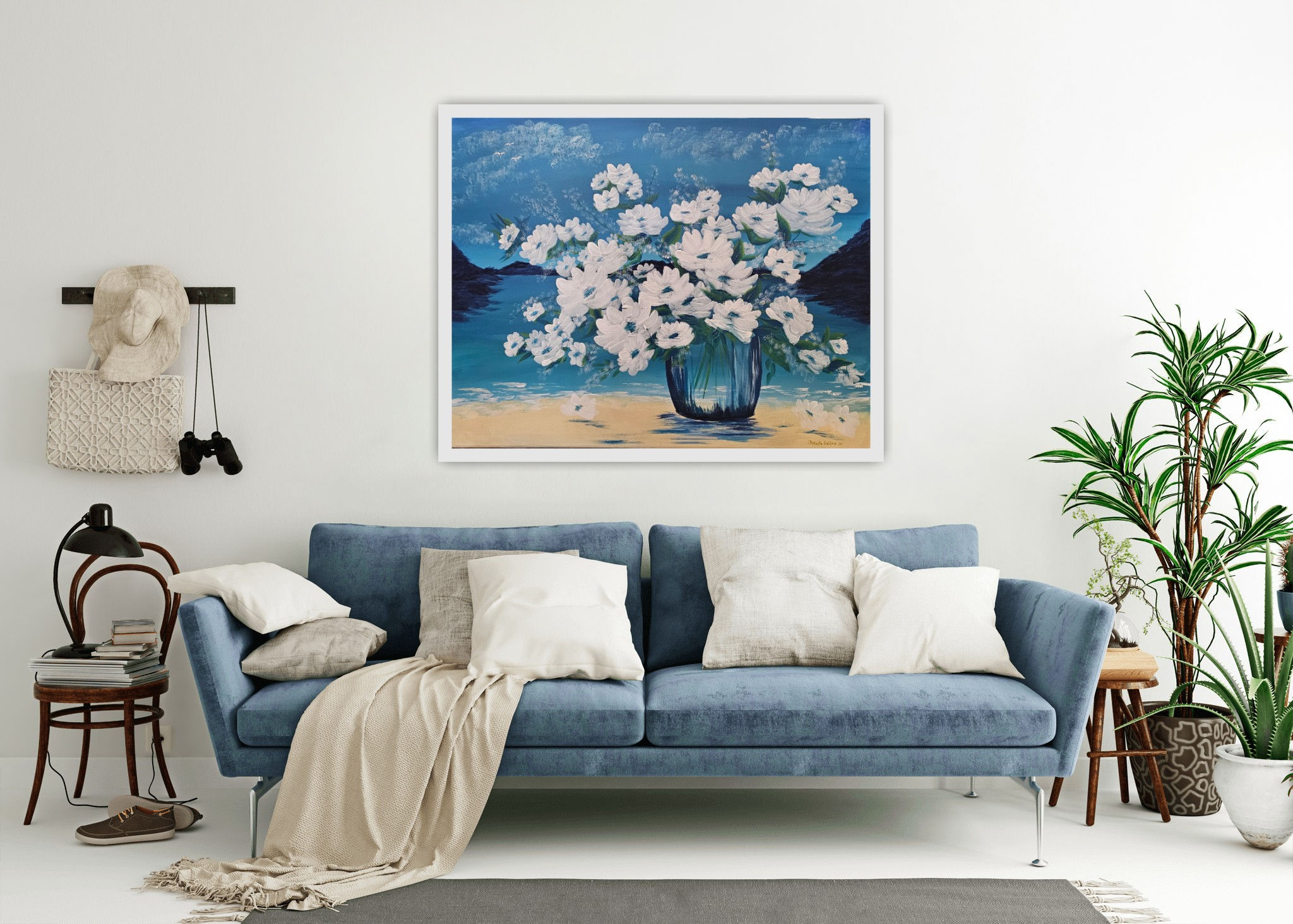 Flowers Into the Blue