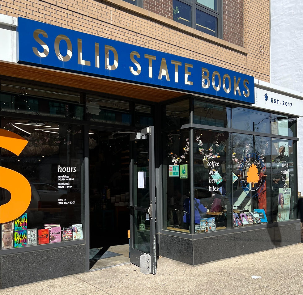 Front of a bookstore