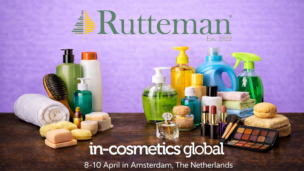 Michiel Rutteman Rutteman to attend In-Cosmetic from 8-10 April