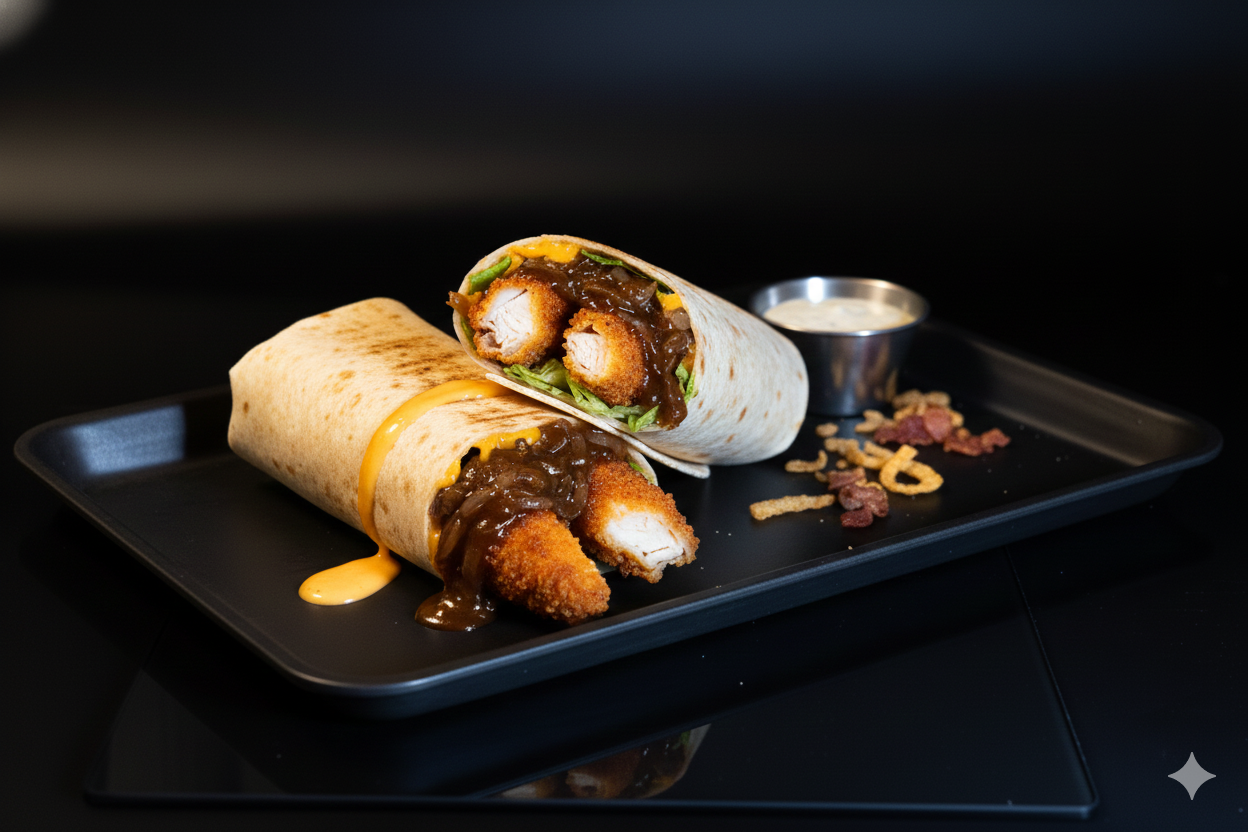 Arranged Food and Objects