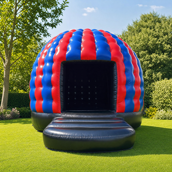 Glitter Red & Blue Disco Dome
