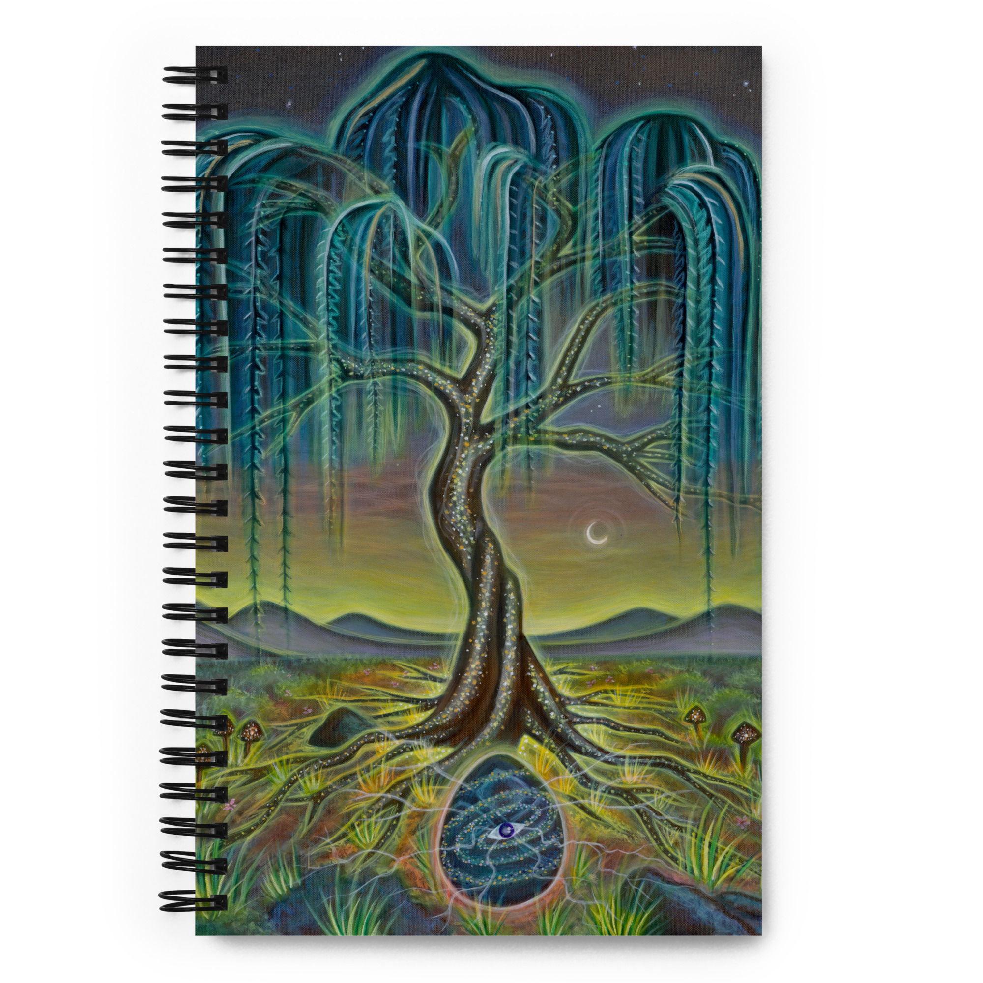 Light Tree - Spiral Notebook