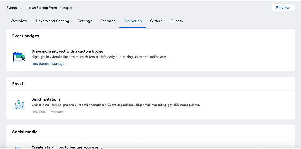 Promote Your Event with Ease