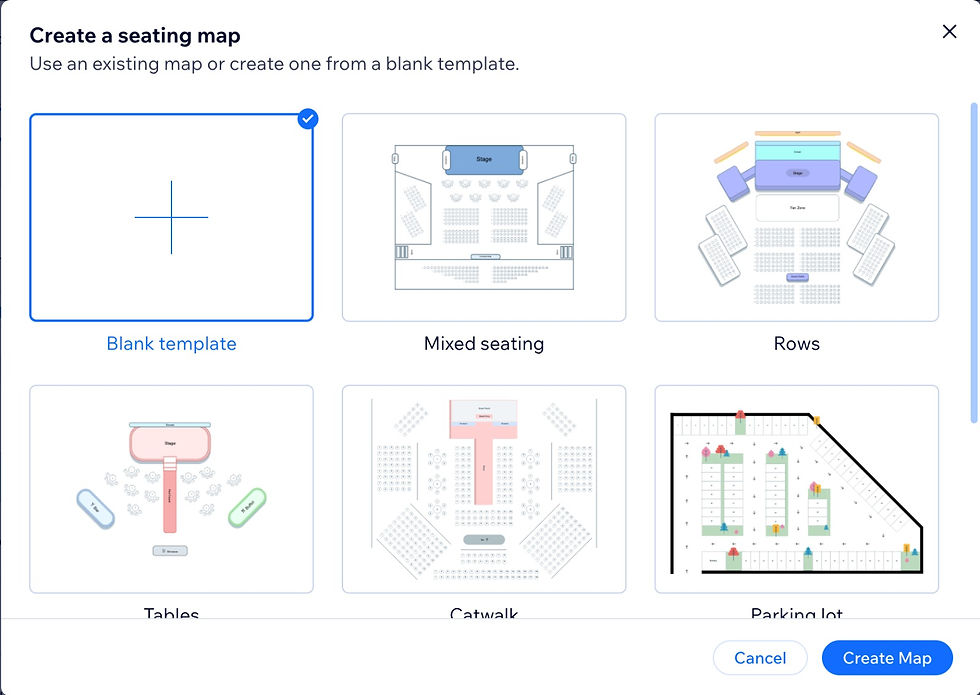 Seating Map & Ticket Management