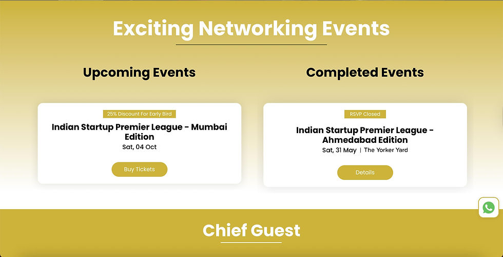 Event Portfolio & Showcasing