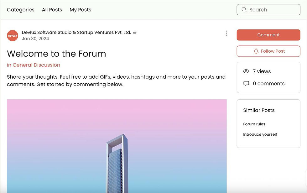 Live Feed, Forums, and Q&A