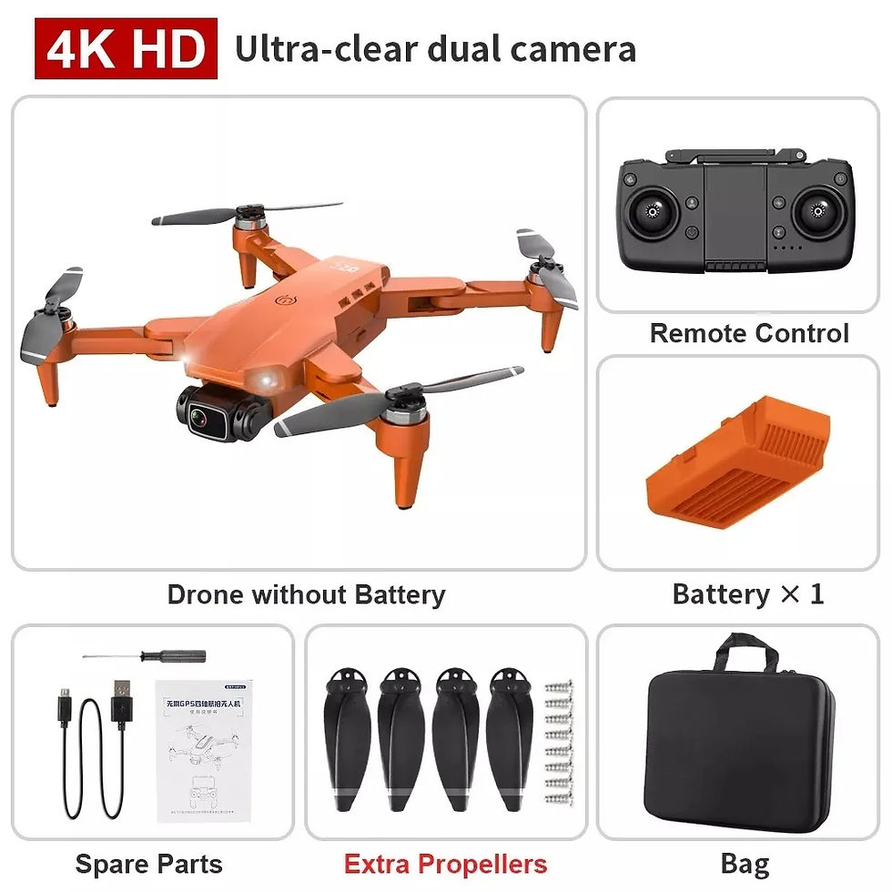 Miniatura: Drone L900 Pro 4K Profissional 5G GPS HD com Câmera Dupla para Fotografia