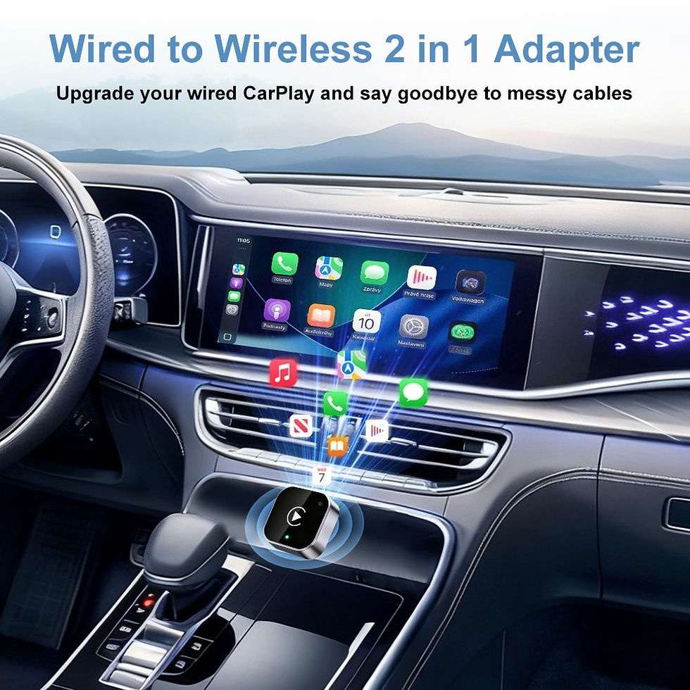 Miniature : Adaptateur CarPlay & Android Auto sans fil – Mini clé USB Plug & Play
