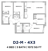 4 Bed 3 Bath The Standard at Seattle