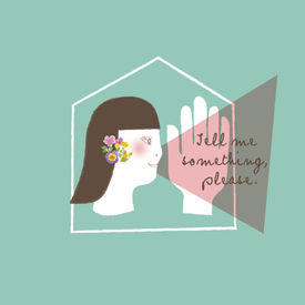 カウンセリングサロンのイメージイラストレーション