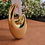 थंबनेल: Gold-Tone Hoop Earrings, Crescent Shape