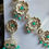 थंबनेल: Oxidized floral design Kadi style Necklace Navratri Special