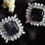 Thumbnail: Translucent Artificial stone studs,Black