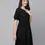 Thumbnail: Black Cotton Embroidery Dress