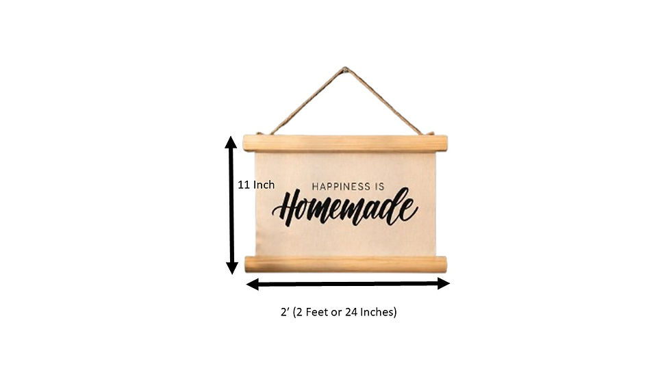 Thumbnail: Wooden Handcrafted Homemade Wall Hanging Decore