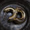 थंबनेल: Concentric circle design Trendy Golden Hoops