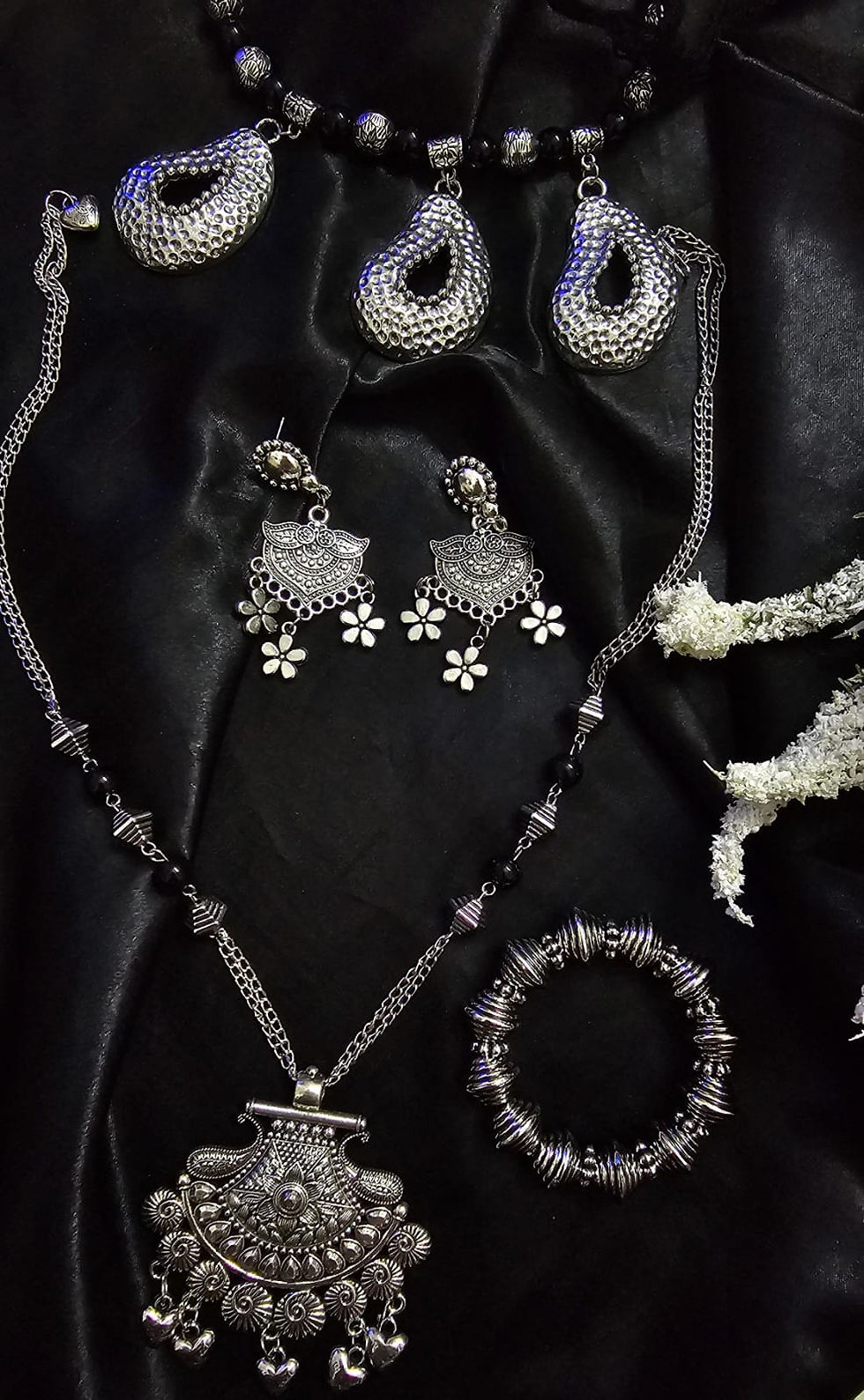 Thumbnail: Latest Oxidised jewellery combo offer